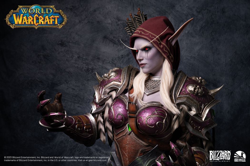 SYLVANAS WINDRUNNER Life Size Bust (World of Warcarft)
