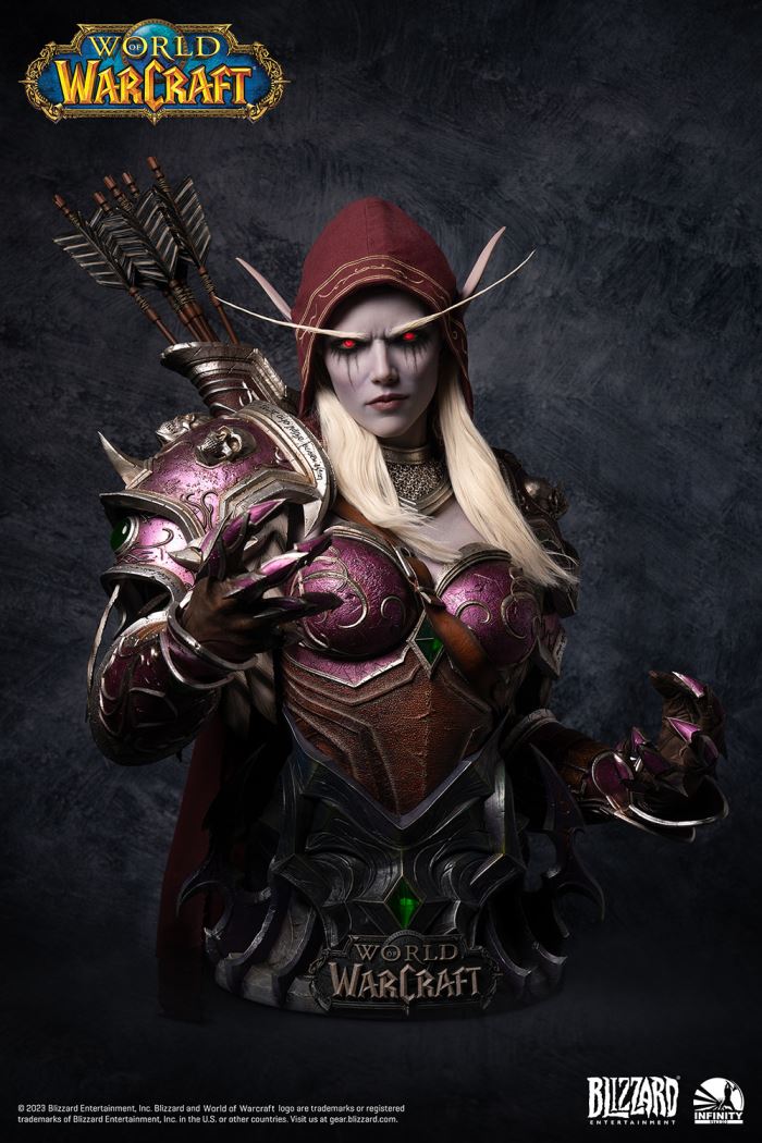 SYLVANAS WINDRUNNER Life Size Bust (World of Warcarft)
