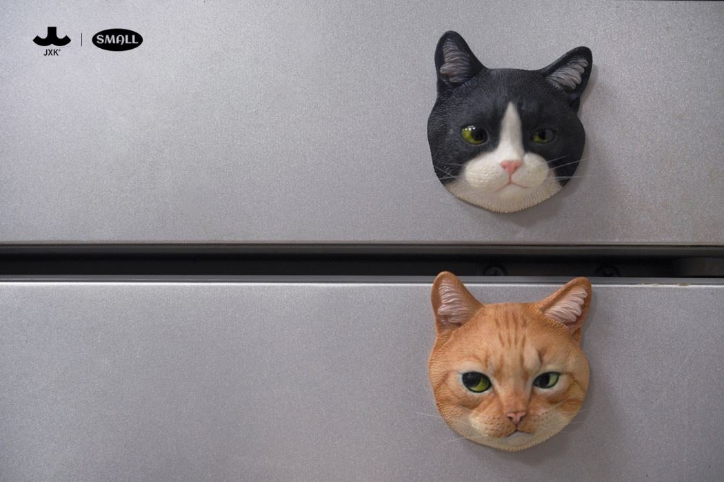 Big Head Cat Refrigerator Magnet [JS2309]