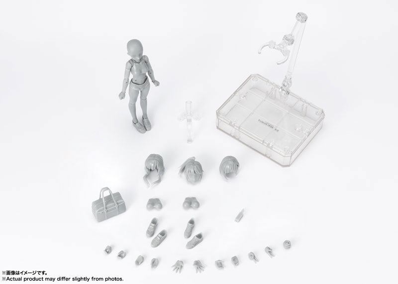 S.H.Figuarts Body-kun/Body-chan -School Life- Edition DX SET (Gray Color Ver.) Set of 2 Types