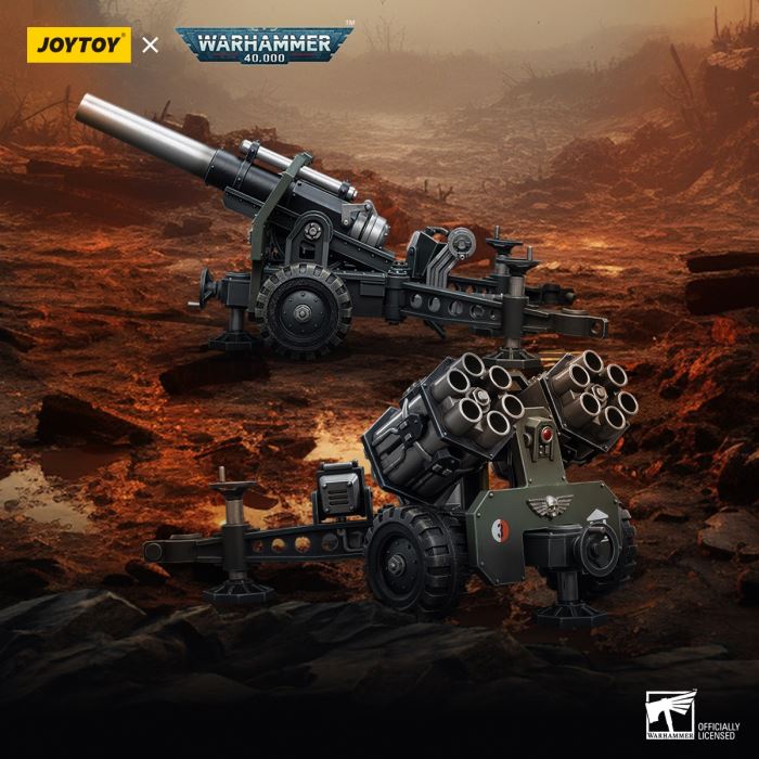 Astra Militarum Heavy Rocket Launcher Field Battery/Astra Militarum Macrosonic Field Cannon Field Battery 1/18