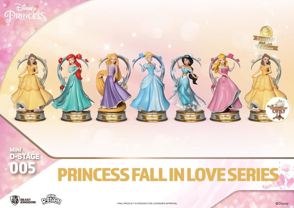 Mini D Stage #005 Disney Princess Fallen Love Series 6 pieces set