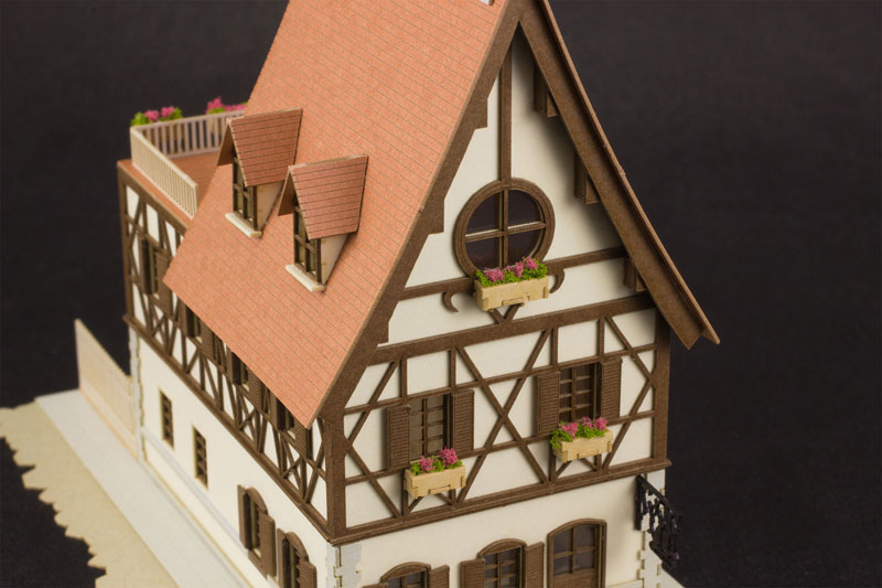 Ani-tecture: 01 Is the order a rabbit?? Rabbit House 1/150 Paper Kit