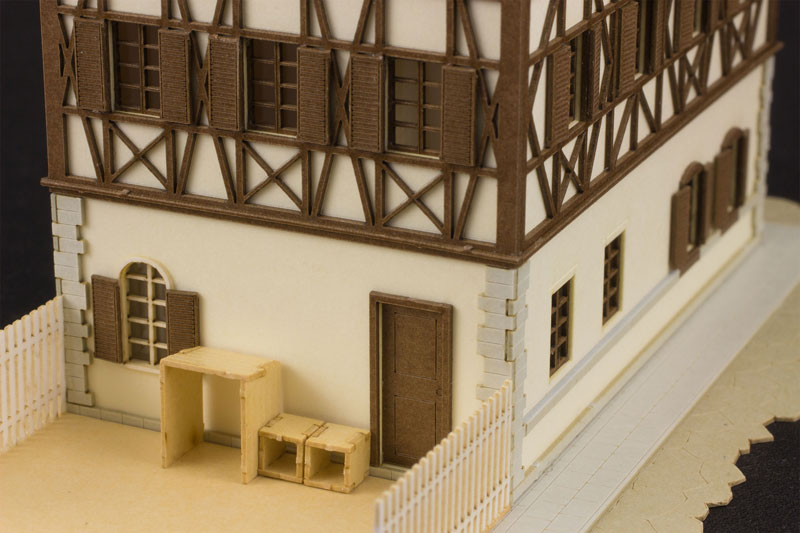 Ani-tecture: 01 Is the order a rabbit?? Rabbit House 1/150 Paper Kit