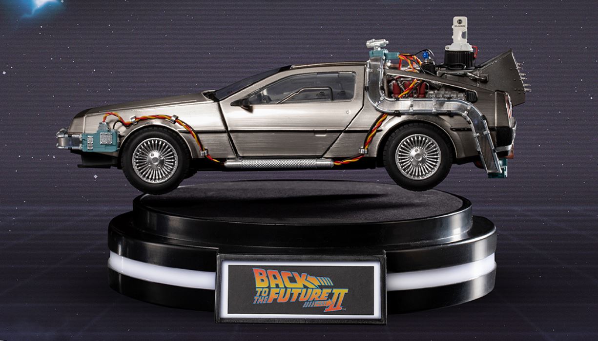 Back to the Future II: floating DeLorean