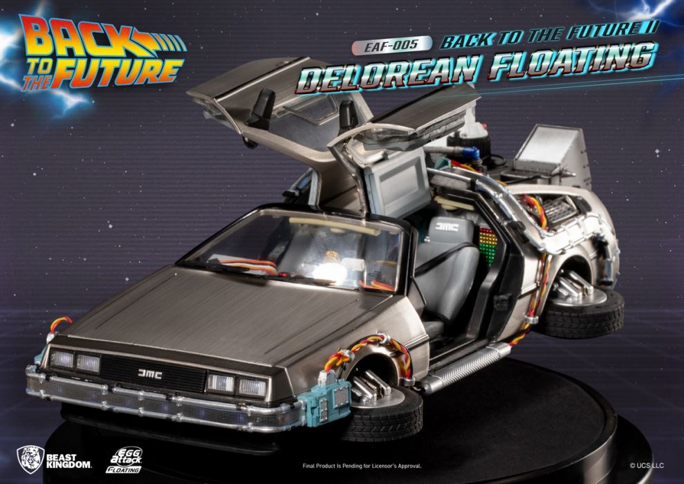 Back to the Future II: floating DeLorean