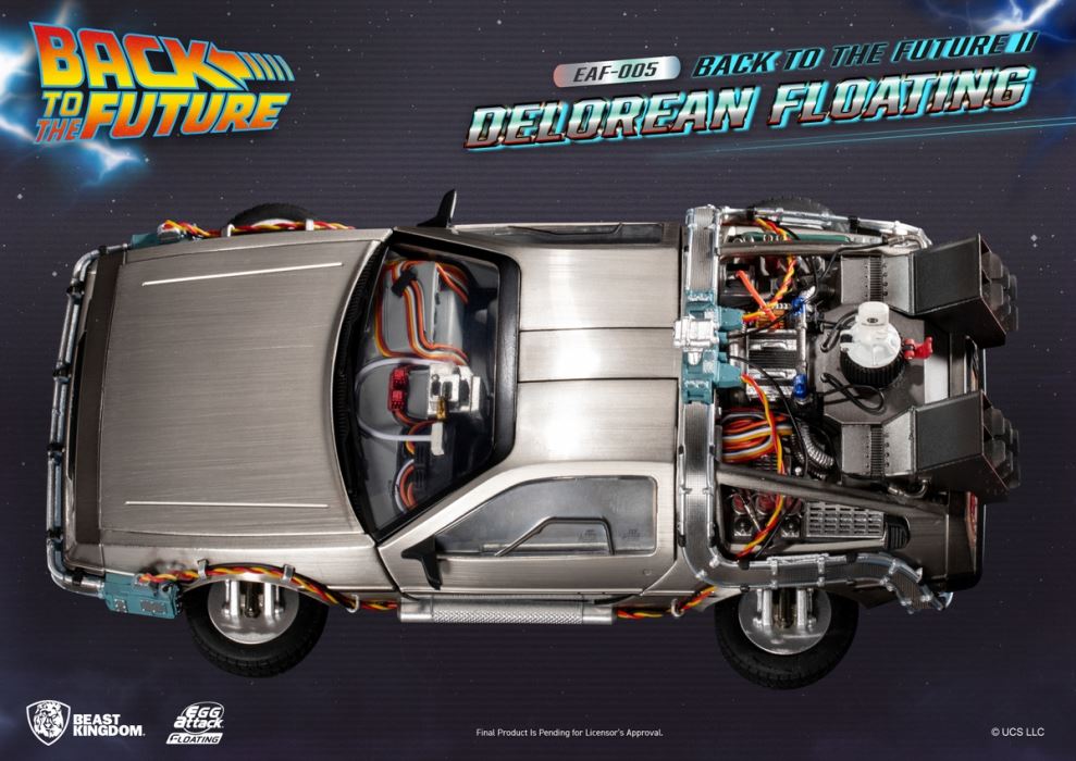 Back to the Future II: floating DeLorean