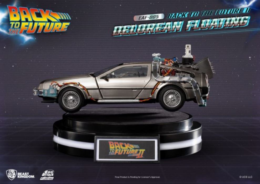 Back to the Future II: floating DeLorean