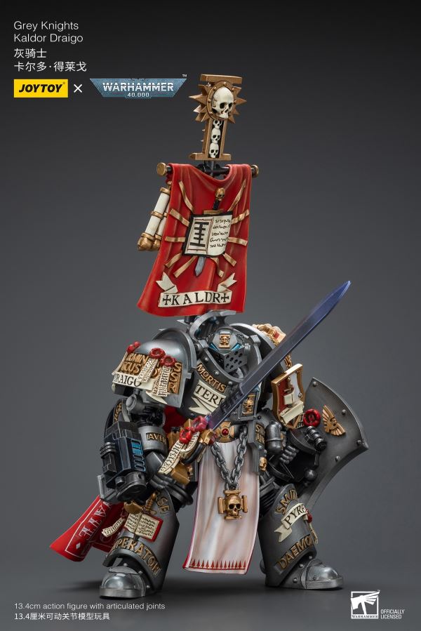 DA Deathwing Knight Trio/DA Deathwing Assault Master + Flag Bearer + Warrior/Gray Knight Kaldor Draigo 1/18