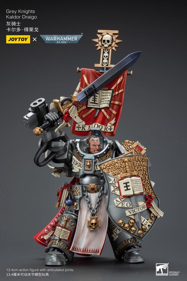 DA Deathwing Knight Trio/DA Deathwing Assault Master + Flag Bearer + Warrior/Gray Knight Kaldor Draigo 1/18