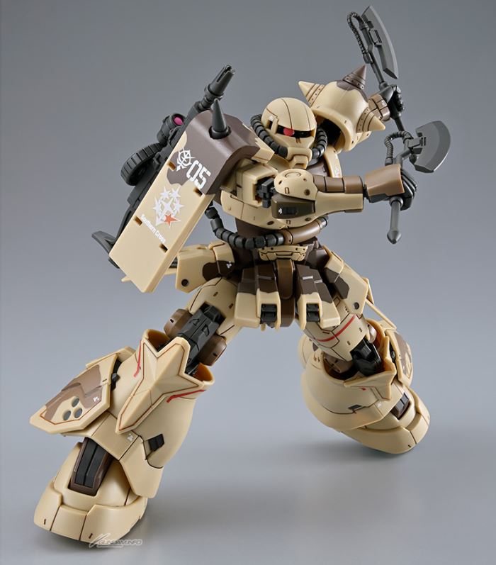 HG 1/144 High Mobility Type Zaku Ground Use (Danang Machine)