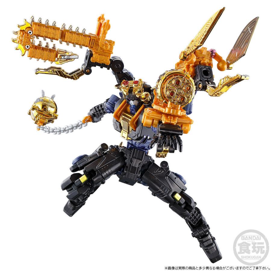 Minipla PB Tarantula Abyss & King Caucasus Kabuto Oja Metallic ver. & Guardian Weapons