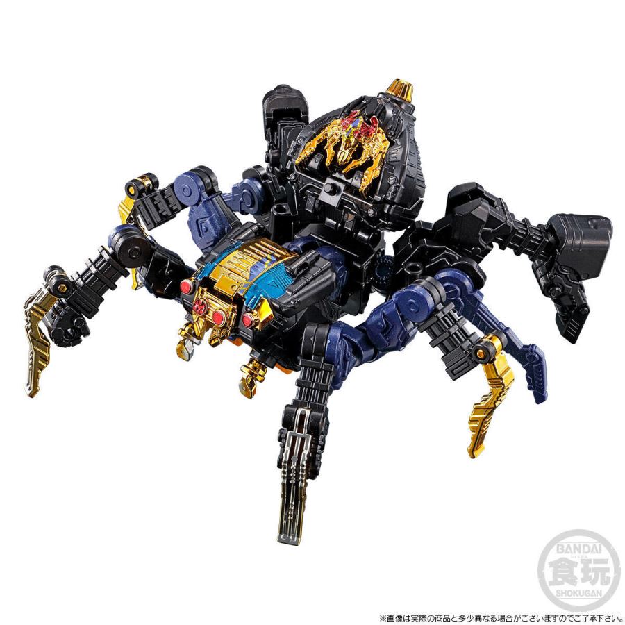 Minipla PB Tarantula Abyss & King Caucasus Kabuto Oja Metallic ver. & Guardian Weapons