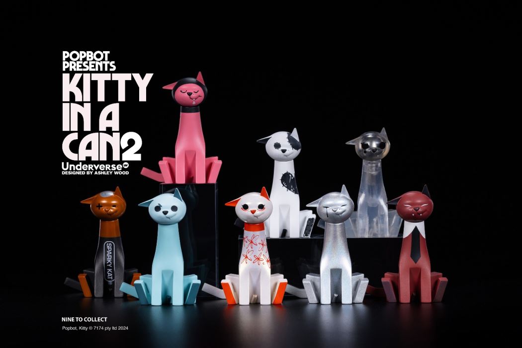 Popbot series blind box Kitty In A Can! 2