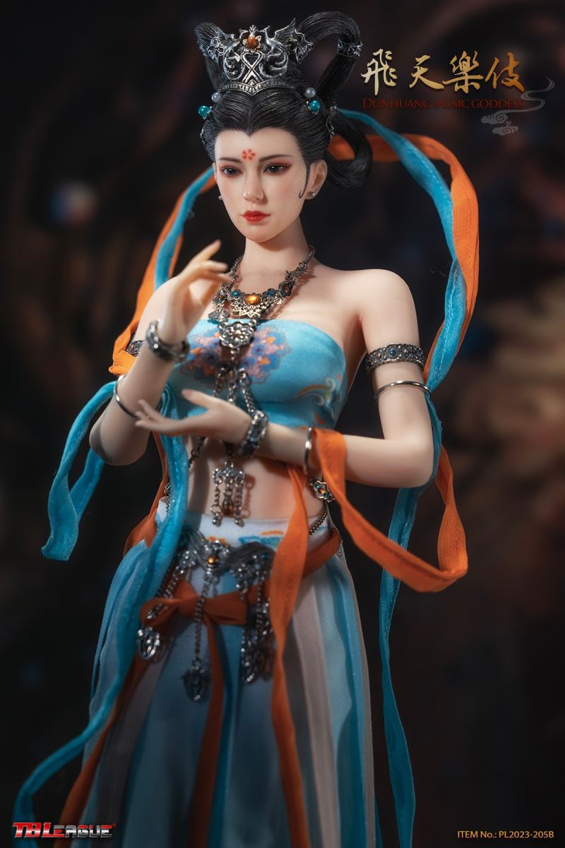 Dunhuang Music Goddess-Blue 1/6
