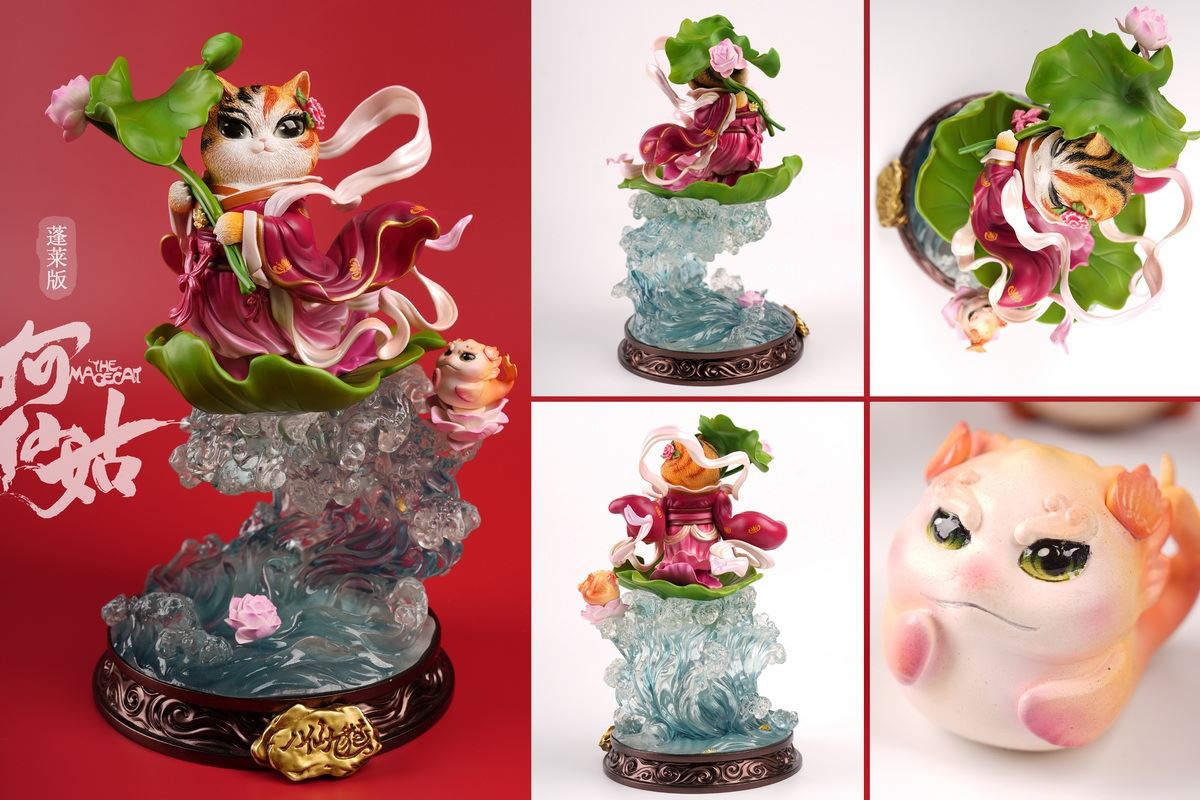 Eight Immortals and Nine Cats Meow Eight Immortals - He Xiangu