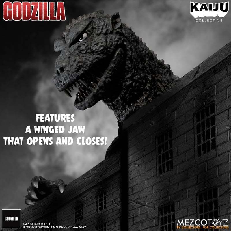 Godzilla (1954) Kaiju Collective Godzilla (Black & White)