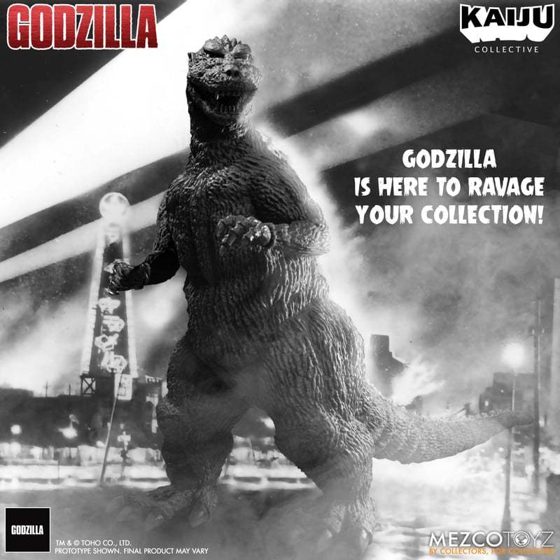 Godzilla (1954) Kaiju Collective Godzilla (Black & White)