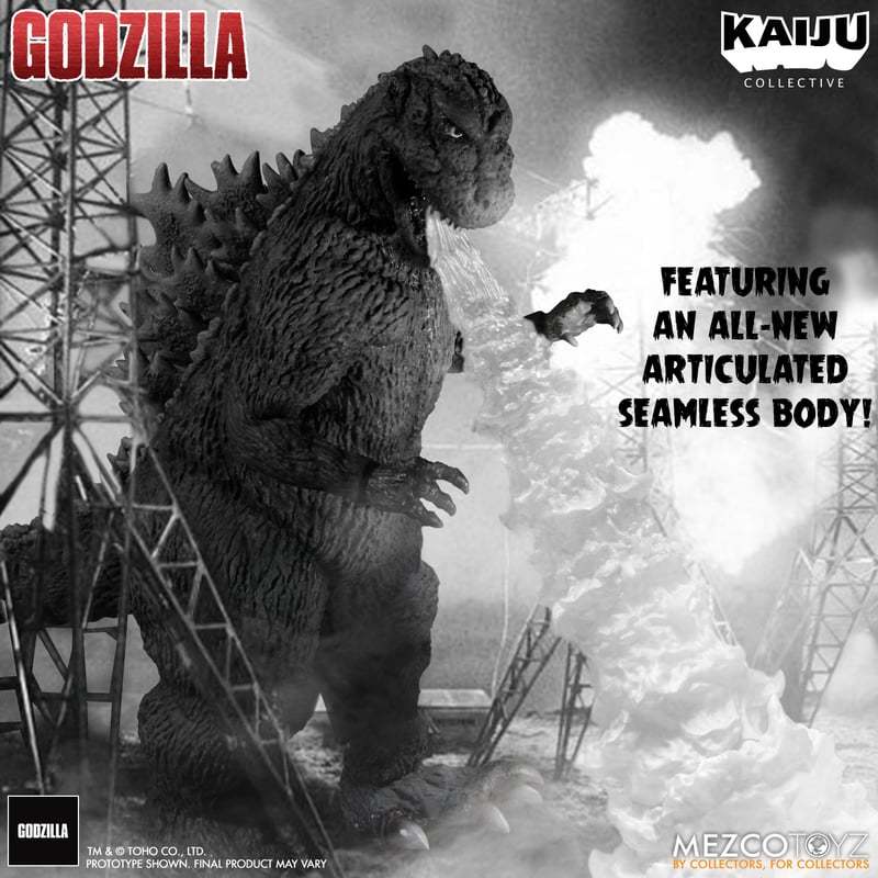 Godzilla (1954) Kaiju Collective Godzilla (Black & White)