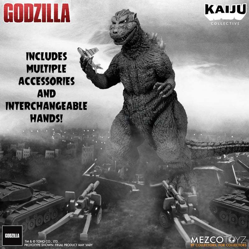 Godzilla (1954) Kaiju Collective Godzilla (Black & White)