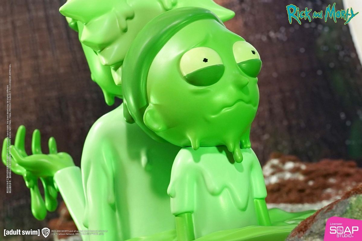 Rick and Morty Crazy Melting Statue