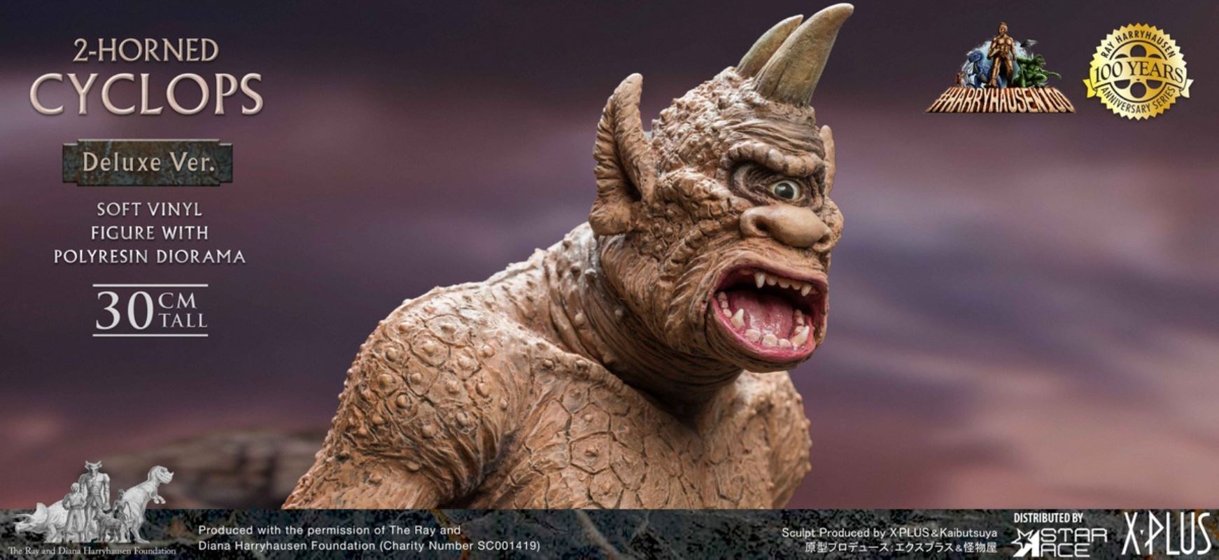 Ray Harryhausen 100th Anniversary - Two-horned Cyclops