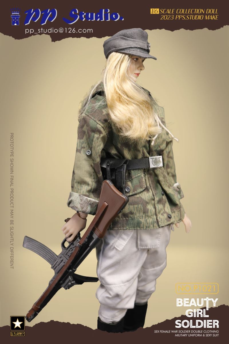 Beauty girl soldier series No. P1021 1/6