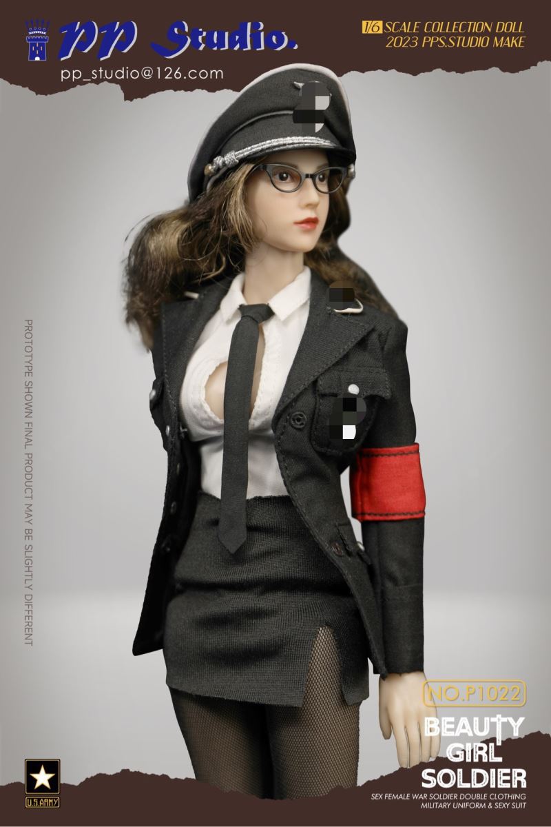 Beauty girl soldier series No. P1022 1/6