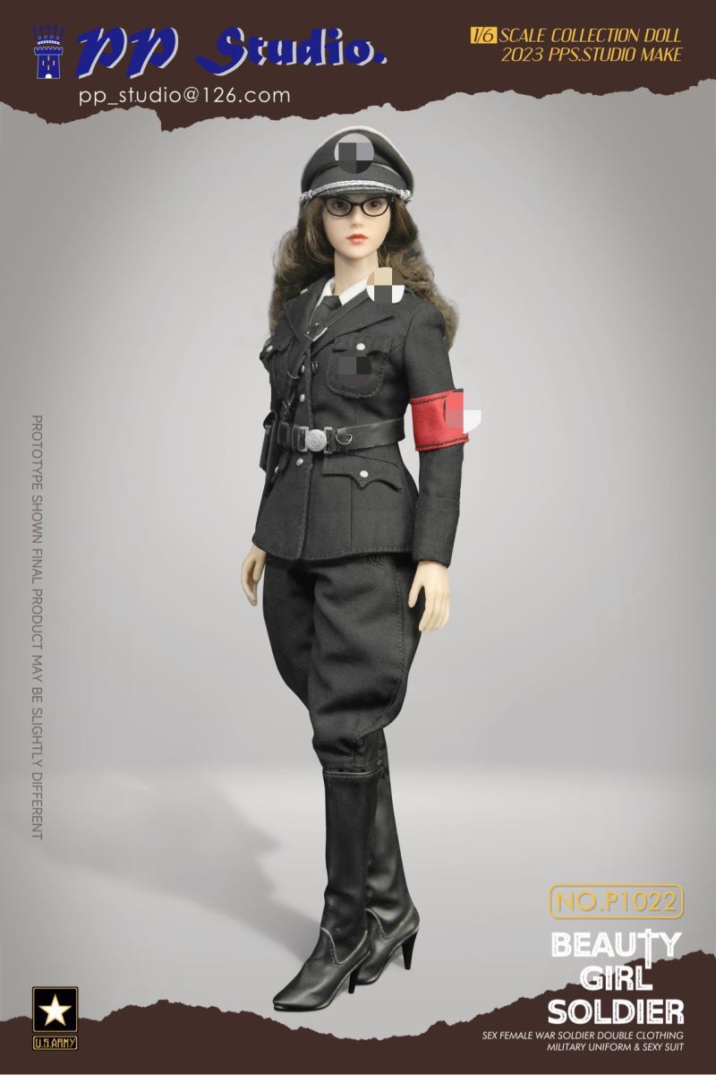 Beauty girl soldier series No. P1022 1/6