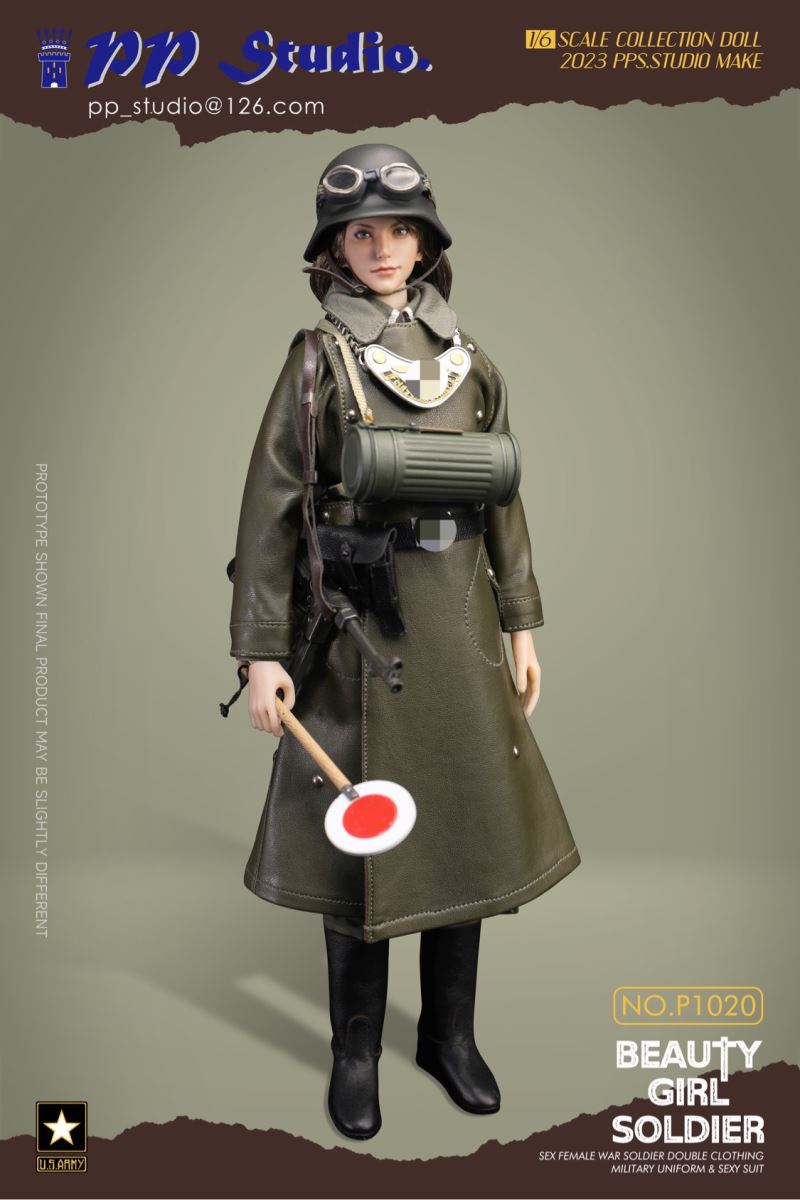 Beauty girl soldier series No. P1020 1/6