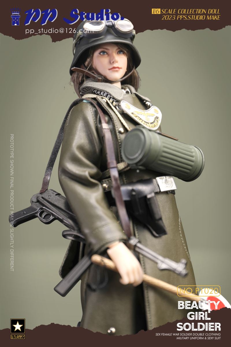 Beauty girl soldier series No. P1020 1/6
