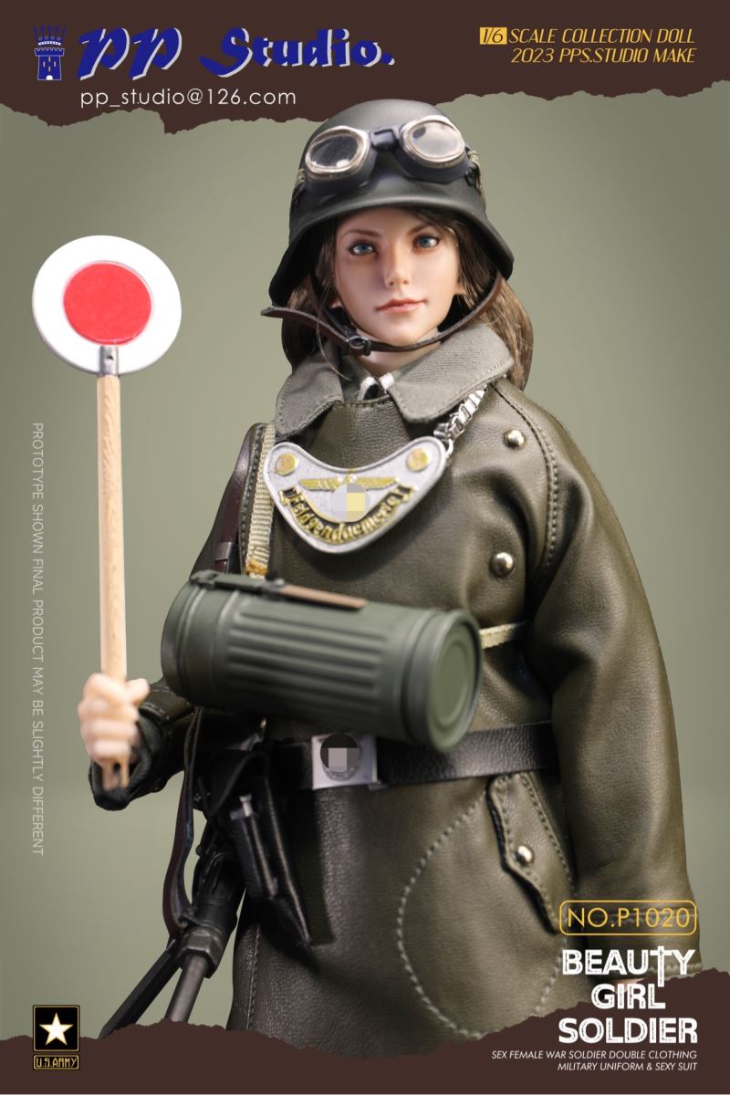 Beauty girl soldier series No. P1020 1/6