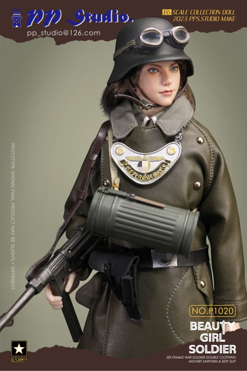 Beauty girl soldier series No. P1020 1/6