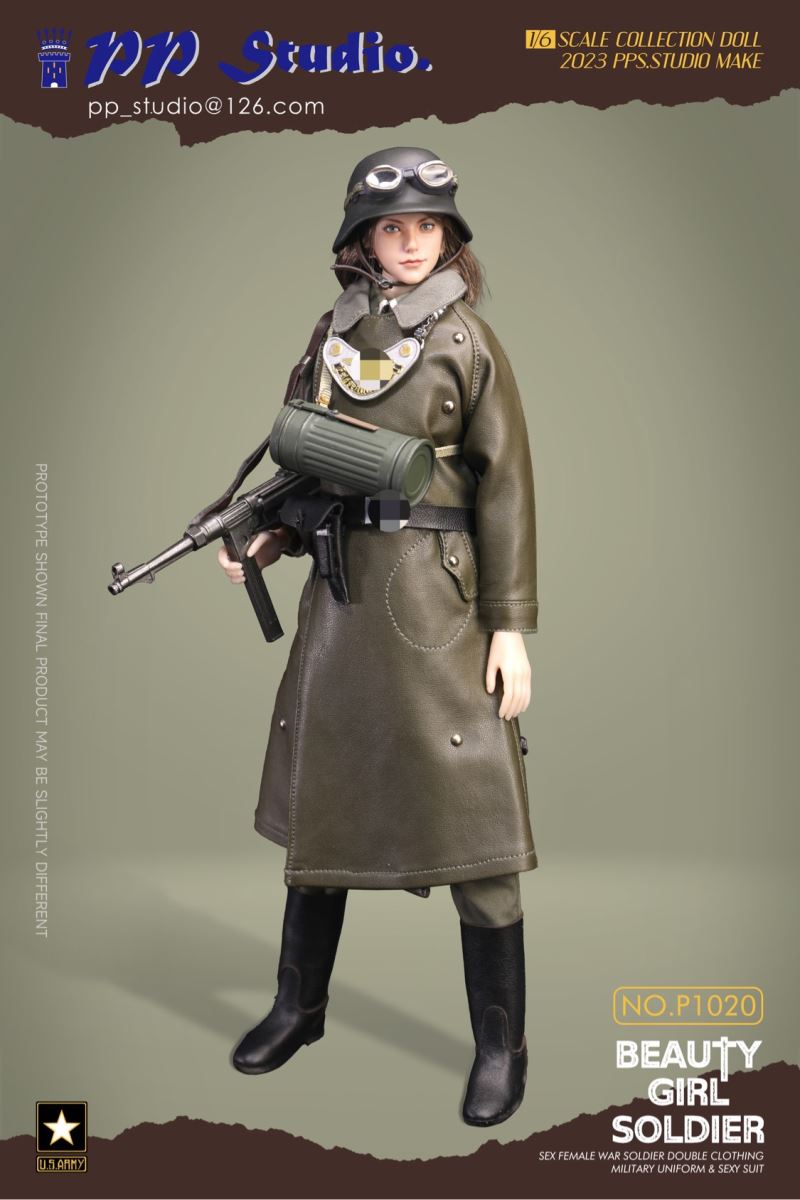 Beauty girl soldier series No. P1020 1/6