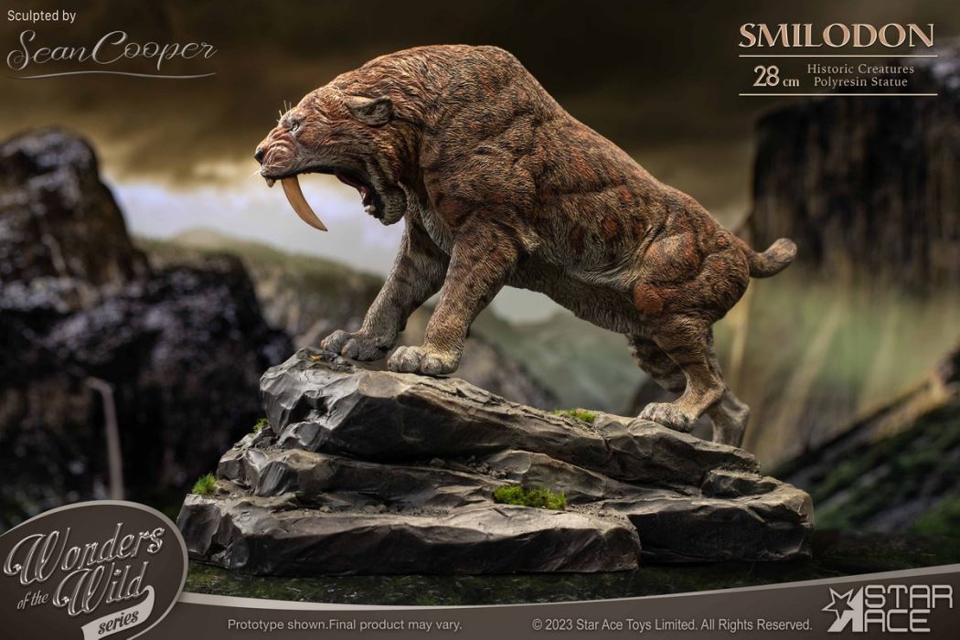Prehistoric Animal Series - SA5035 Saber-toothed Tiger / SA5036 Dire Wolf