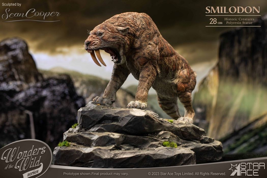 Prehistoric Animal Series - SA5035 Saber-toothed Tiger / SA5036 Dire Wolf