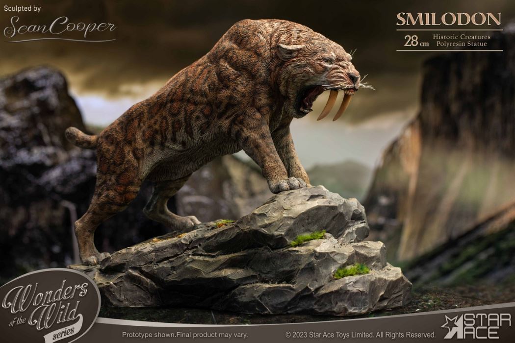 Prehistoric Animal Series - SA5035 Saber-toothed Tiger / SA5036 Dire Wolf