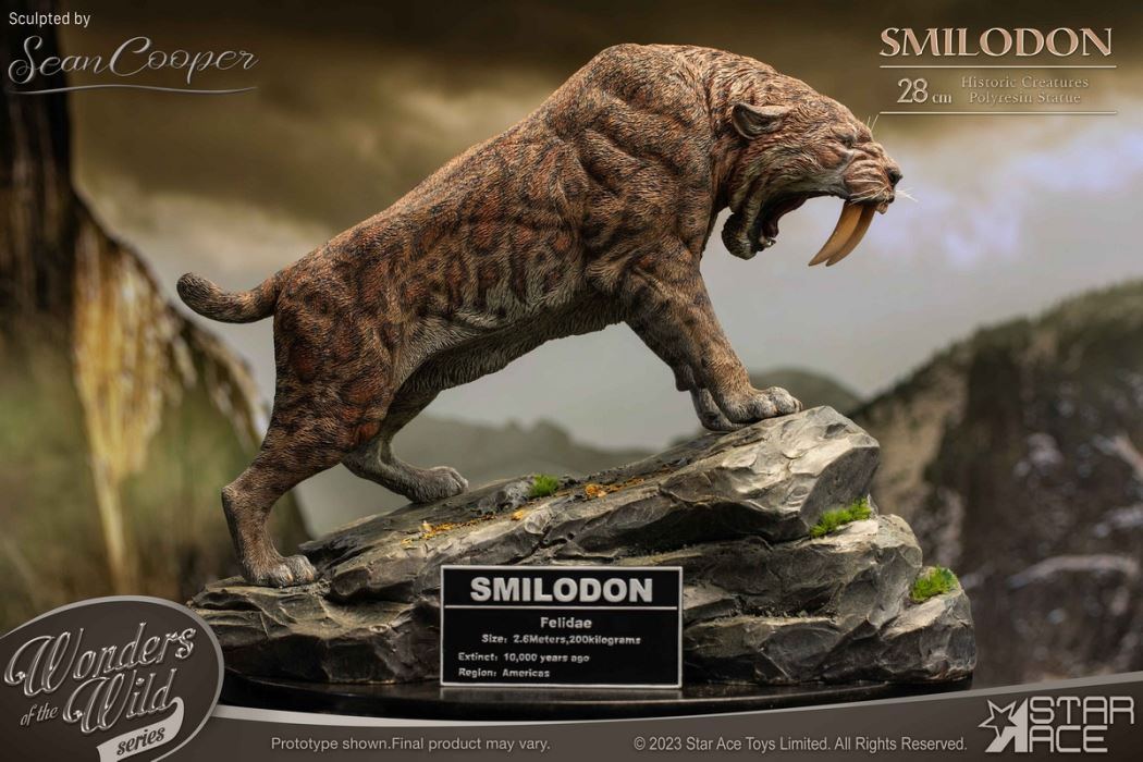 Prehistoric Animal Series - SA5035 Saber-toothed Tiger / SA5036 Dire Wolf