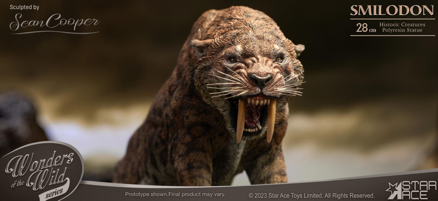 Prehistoric Animal Series - SA5035 Saber-toothed Tiger / SA5036 Dire Wolf