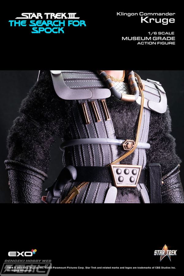 Hyper Realistic Star Trek III: Search for Spock Klingon Commander Kruge