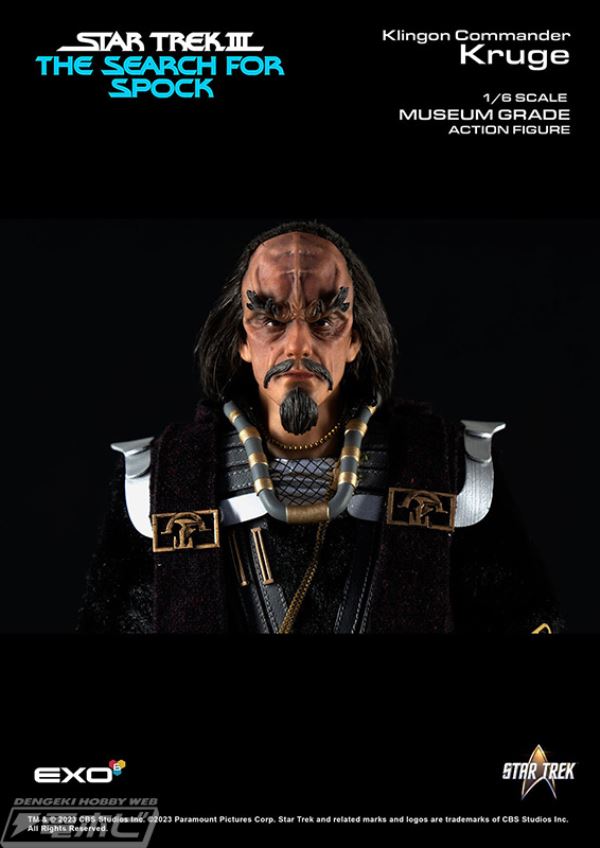 Hyper Realistic Star Trek III: Search for Spock Klingon Commander Kruge