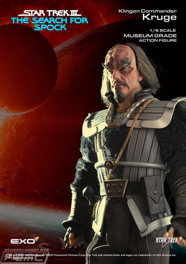 Hyper Realistic Star Trek III: Search for Spock Klingon Commander Kruge