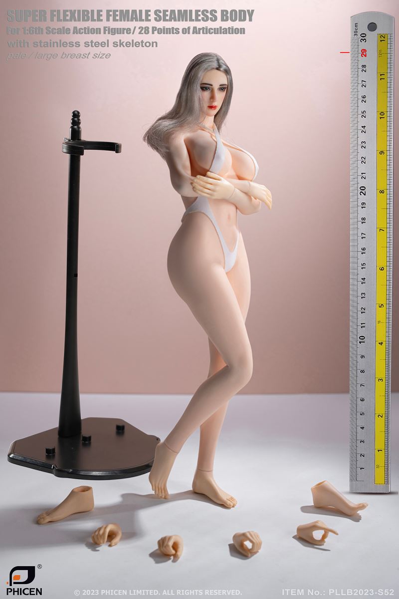 European and American Super Flexible Female Seamless Body 1/6