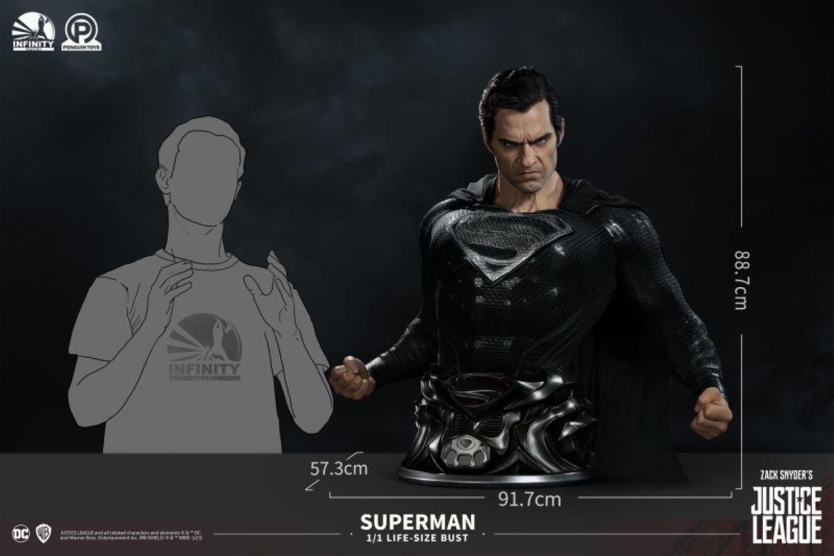 Zack Snyder's Justice League Superman 1/1 Scale Bust