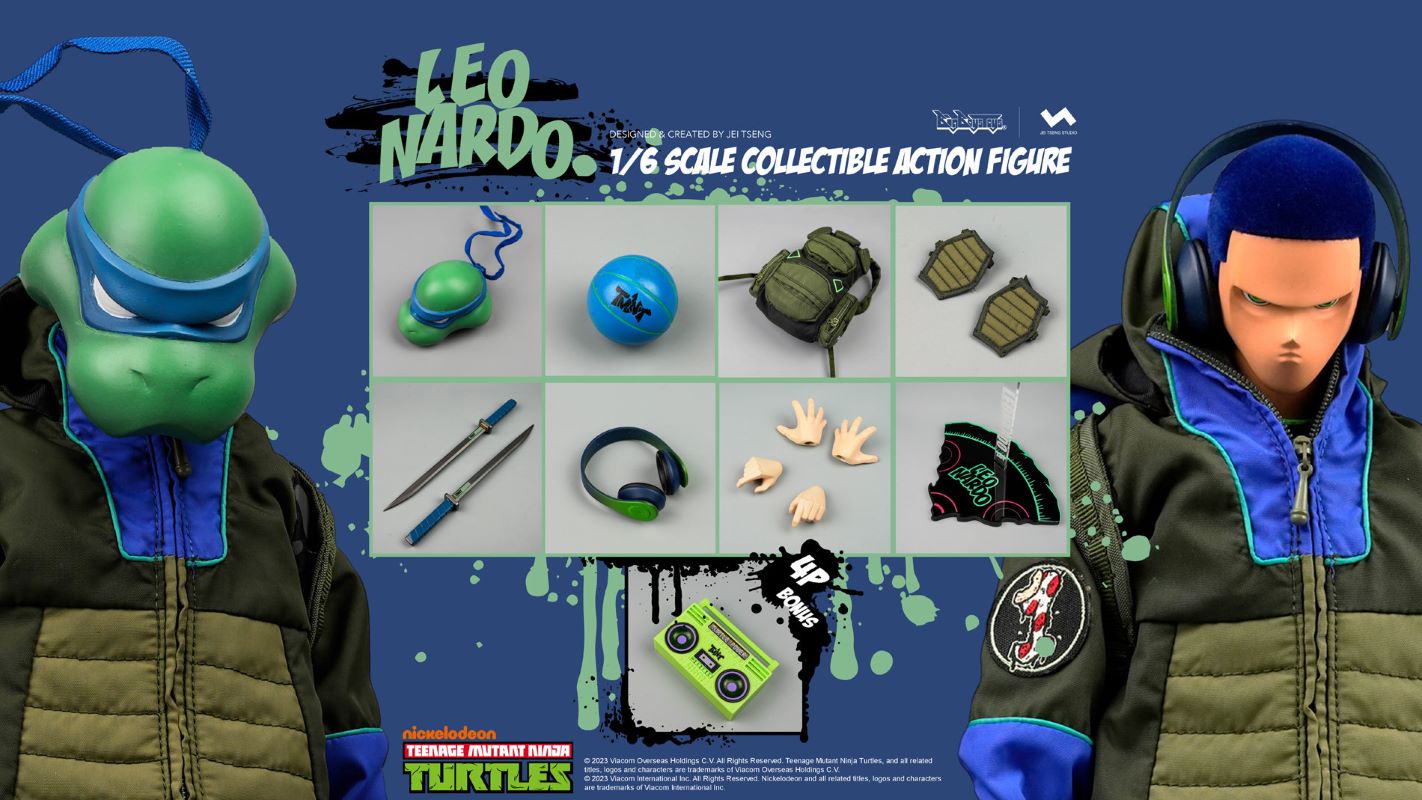 Leonardo and Michelangelo 1/6