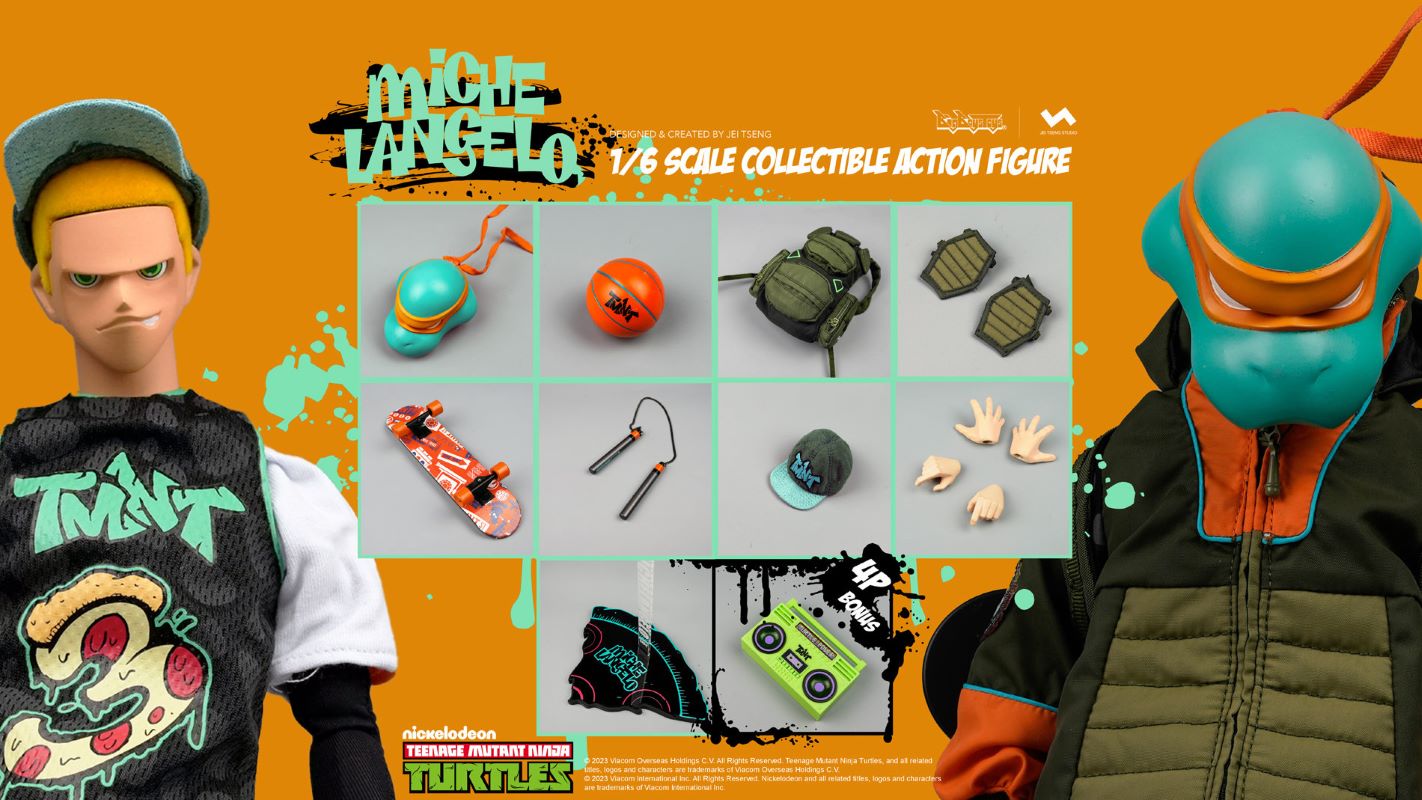 Leonardo and Michelangelo 1/6