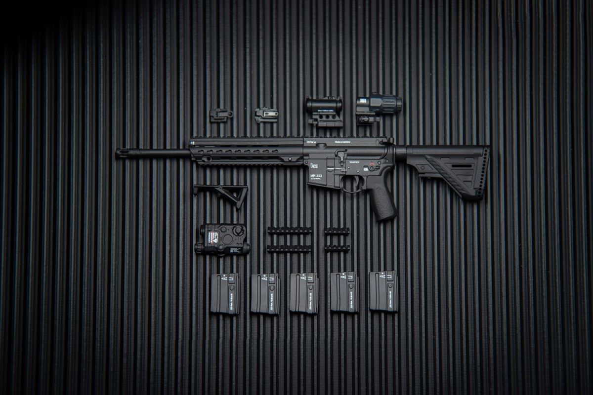 MR223 A3 series weapon model 1/6