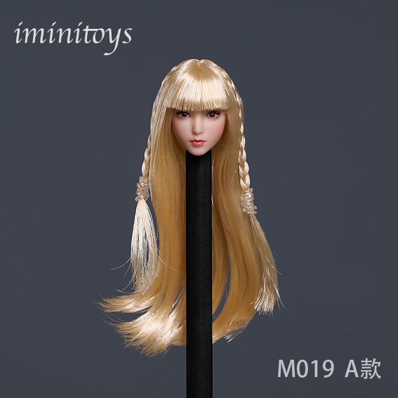 Female Girl Head Carving (M019) 1/12