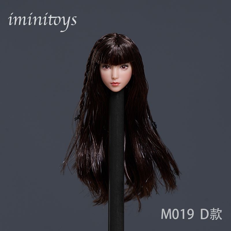 Female Girl Head Carving (M019) 1/12