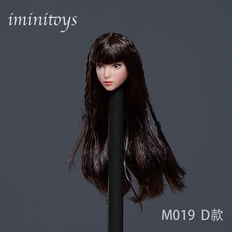 Female Girl Head Carving (M019) 1/12